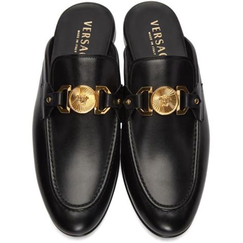 versace medusa driving loafers|Versace slip on.